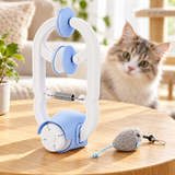 Interactive Automatic Hanging Door Cat Toy — Blue White / Cat Toy