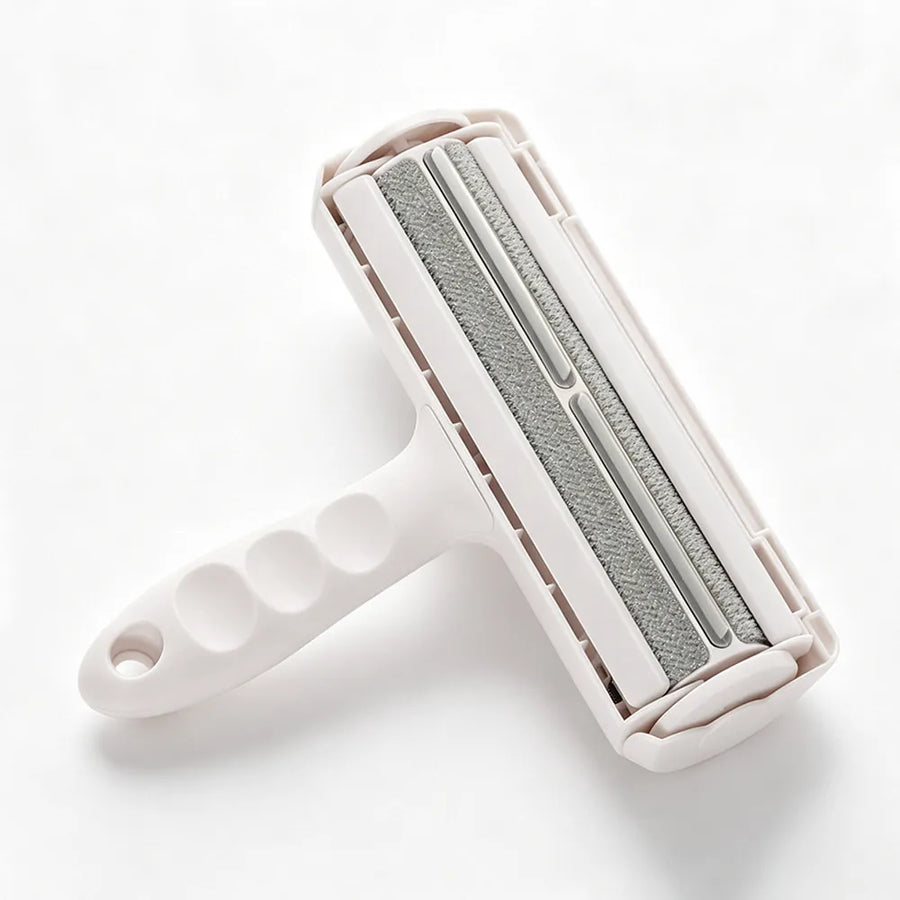 Two-Way Pet Hair Remover Roller — White