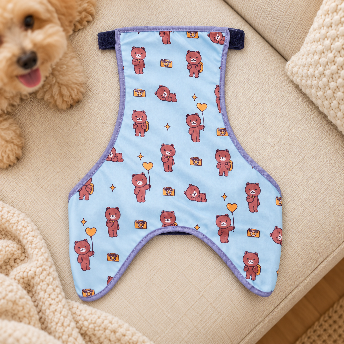 Pet belly band — Blue M / Waterproof belly band