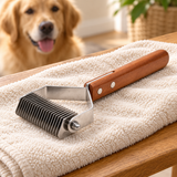 Pet Detangling and Shedding Comb for Dogs and Cats — Large size opp packaging