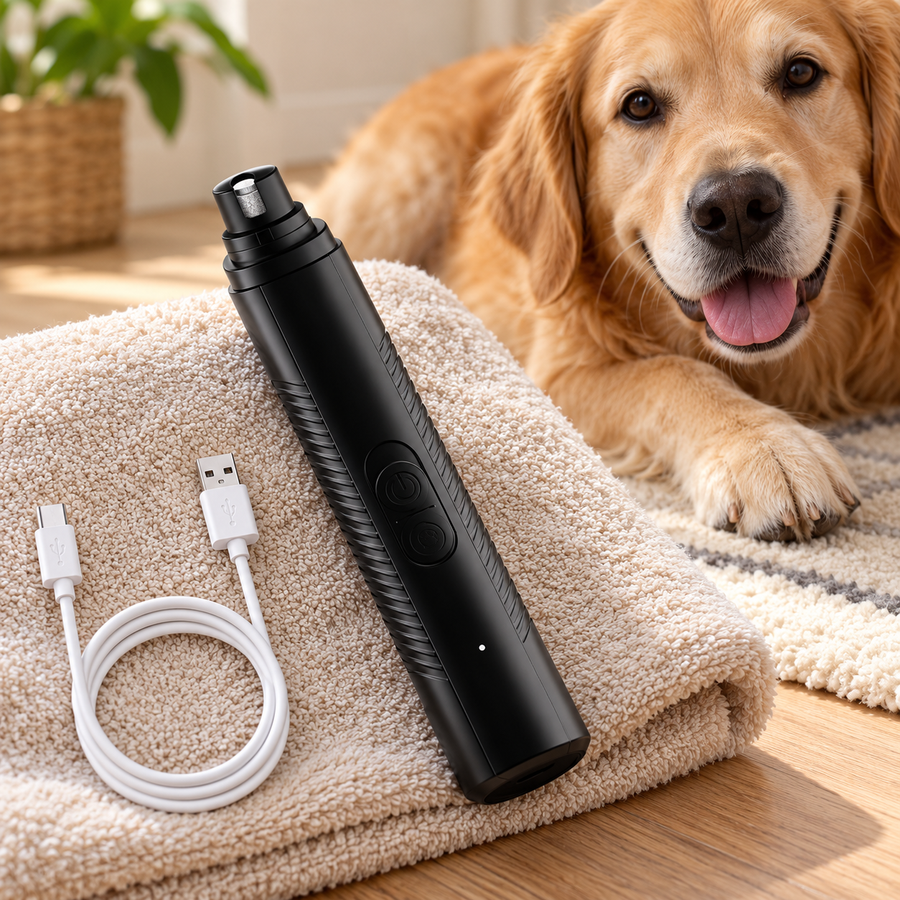 Electric Pet Nail Grinder — Black
