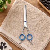 Professional Stainless Steel Pet Grooming Scissors — 6.5in Straight Scissors