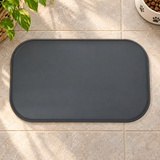 Silicone Pet Placemat Anti-Spill Mat for Cat Dog Bowl — Pet double bowl mat-gray