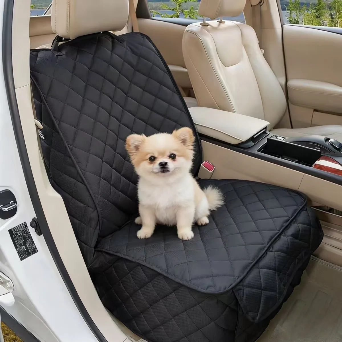 Pet Car Seat Cover for Front Seat, Waterproof and Scratch-Resistant Mat — TeemDrop supplier reference 2