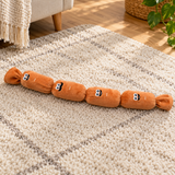 Dog sound-making chew-resistant sausage toy — Four pieces of large sausage