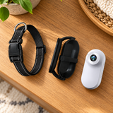 Pet Collar Recording Camera — White — Default White