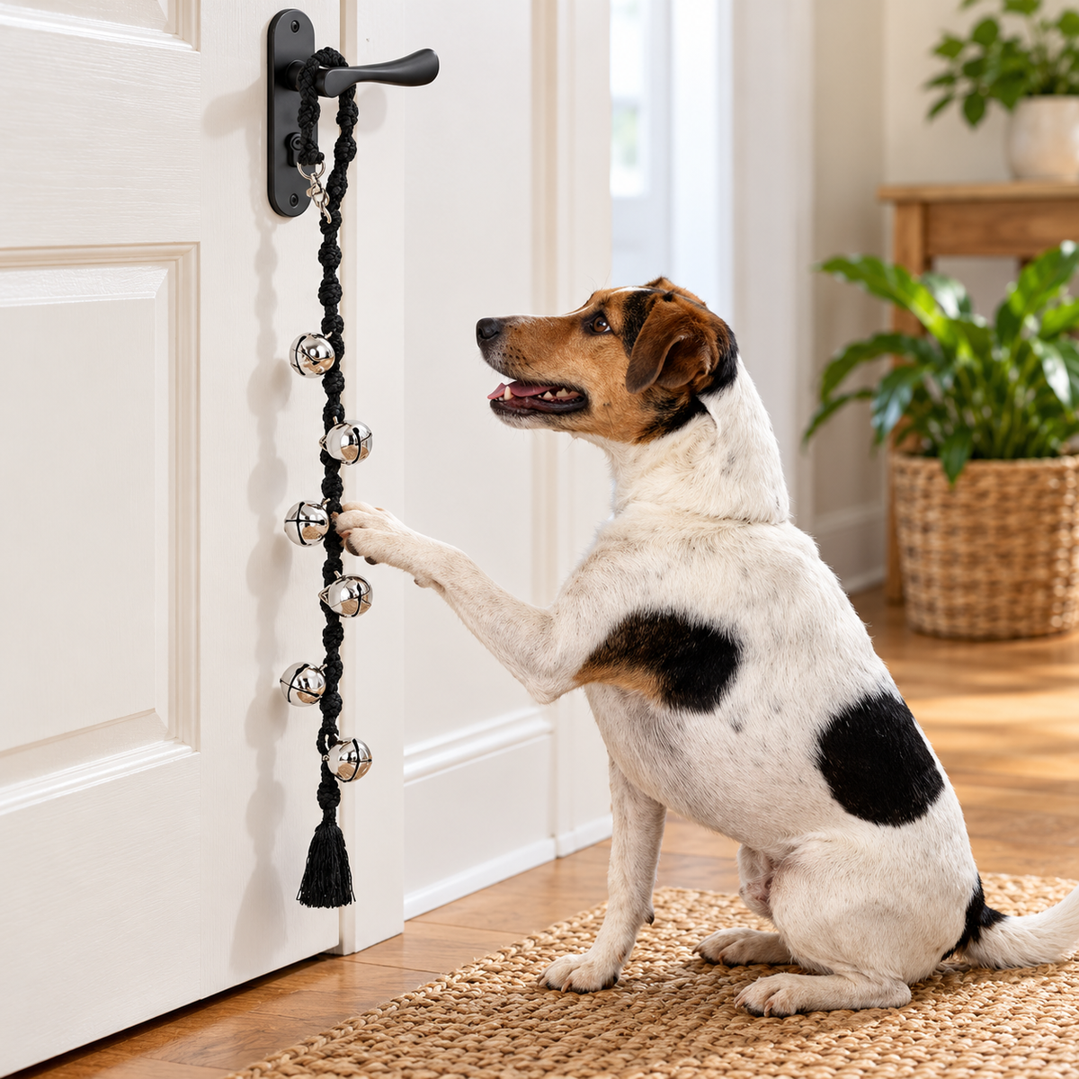 Pet Doorbell Rope Training Device — Black 1 item