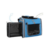 Foldable Pet Bicycle Basket Carrier — Blue — TeemDrop supplier reference 1
